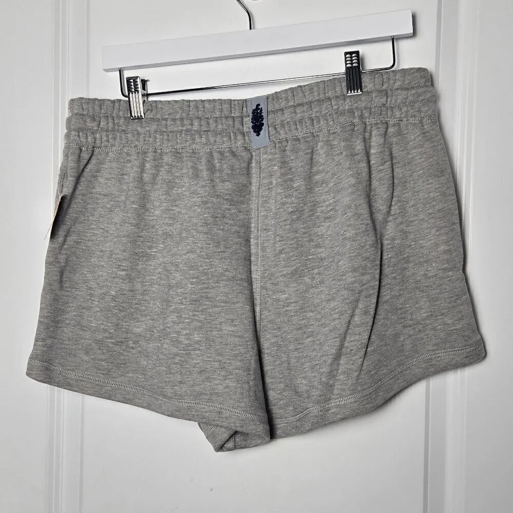 NWT Free People Feeling Wavey Short - L Heather Grey/Purple